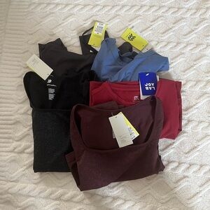 All in Motion & Joy Lab | Assorted 5 pc athletic top bundle